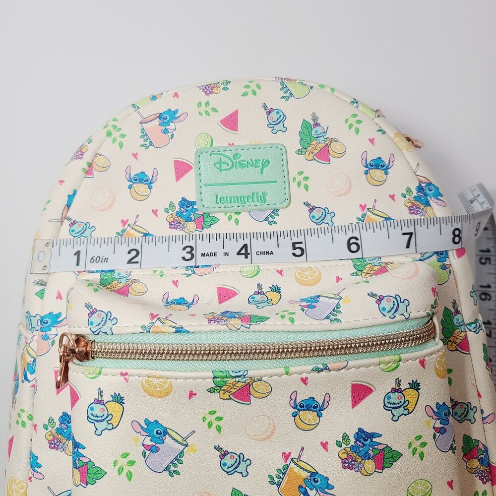 Loungefly Disney Lilo & Stitch Tropical Drinks Mini Backpack - Picture 11 of 15